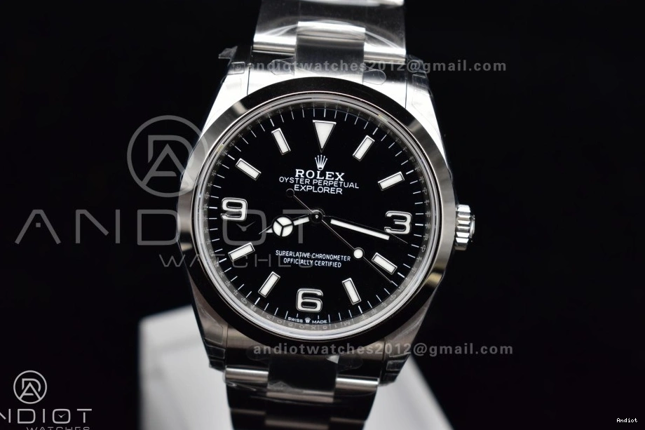 Explorer SS 124270 Dial DD3230 on 904L Steel 1:1 Best Black VSF Edition 36mm Bracelet 1120
